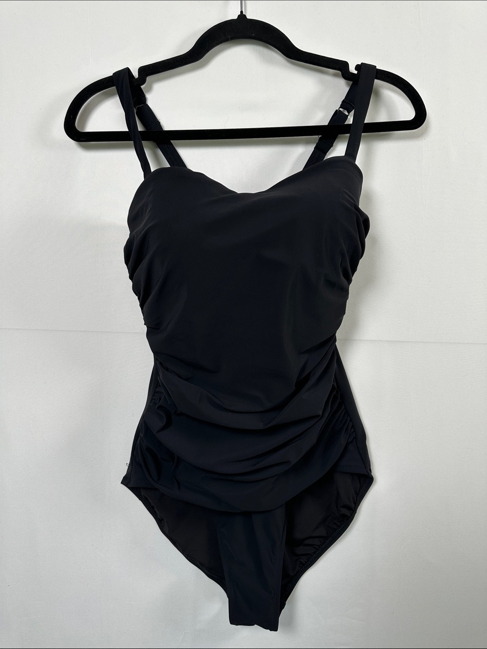 Profile By Gottex Tummy Control One Piece Swimsuit Black Size 10D NWOT